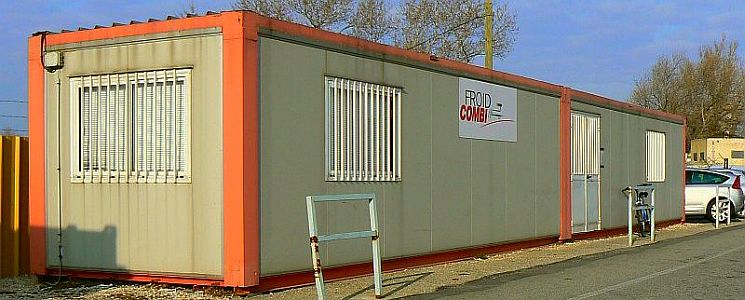 double module en longueur réalisé par SOMOLOC FTF double bâtiment modulaire rattaché dans le sens de la longueur